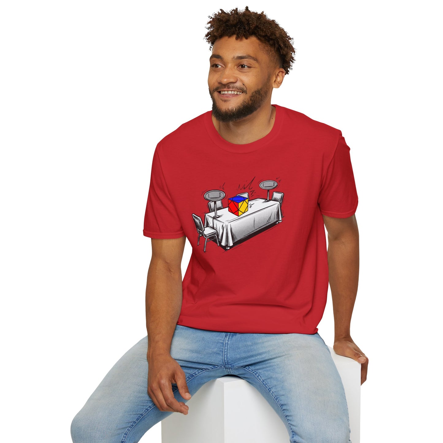 Skewb Comp Day Unisex Graphic Softstyle T-Shirt