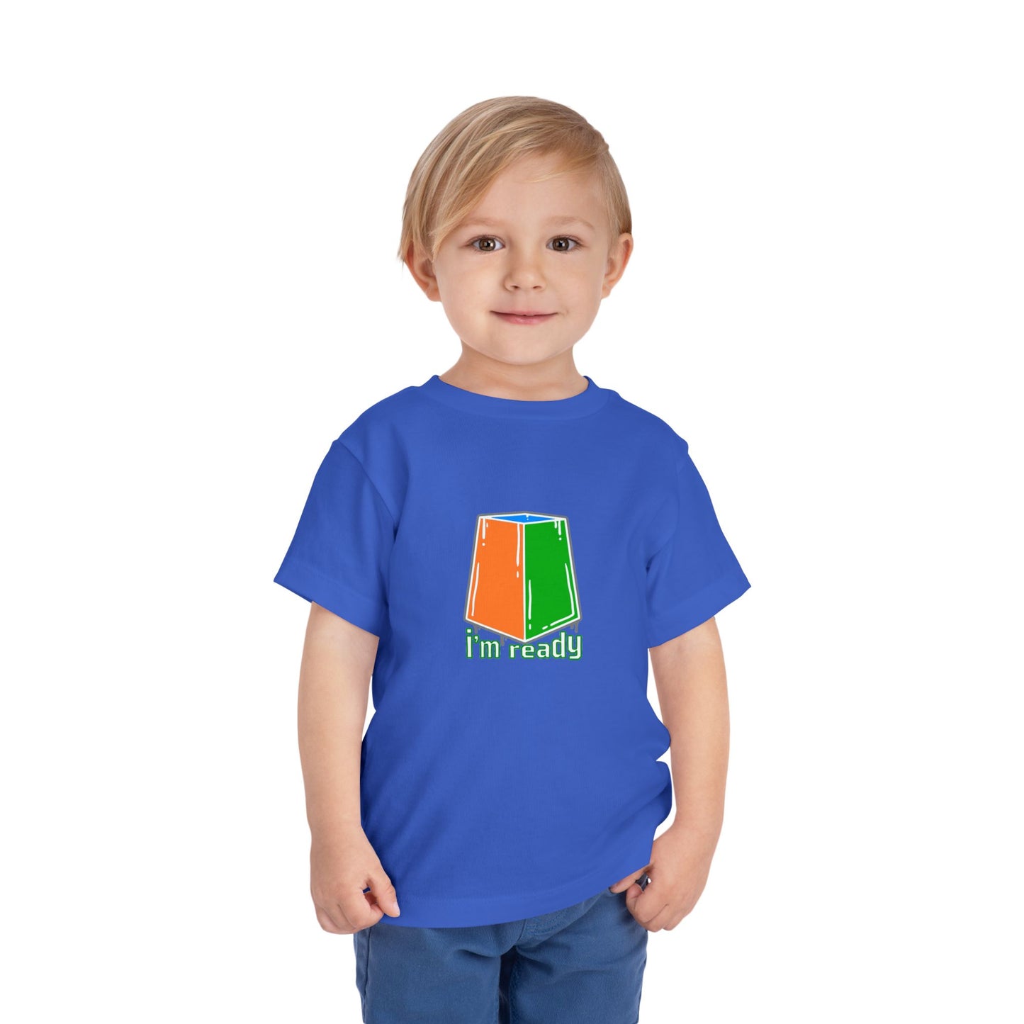 I'm Ready Rubiks Cube Art Toddler Short Sleeve T-Shirt