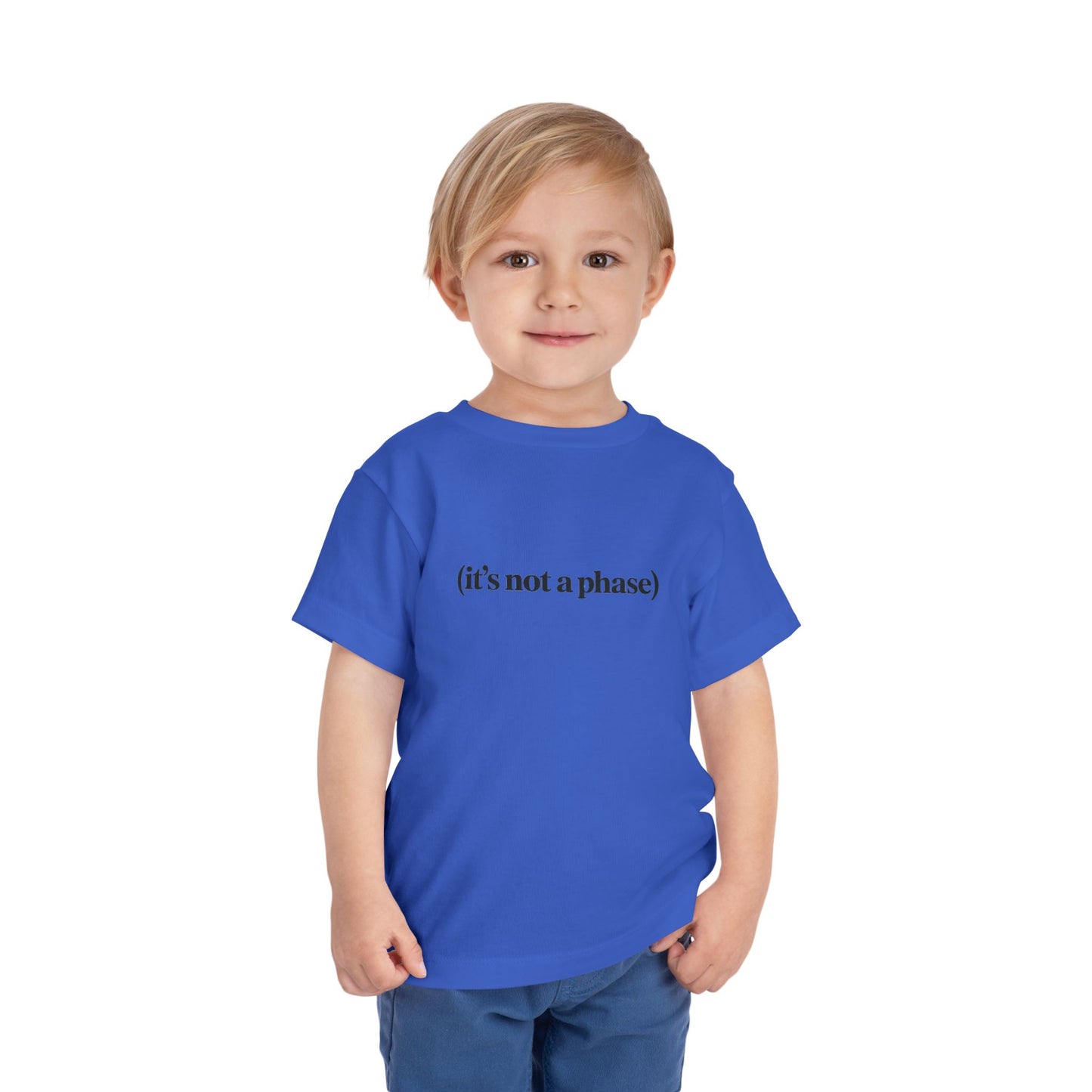 Not a Phase - Rubik's Cube Art Toddler Short Sleeve T-Shirt