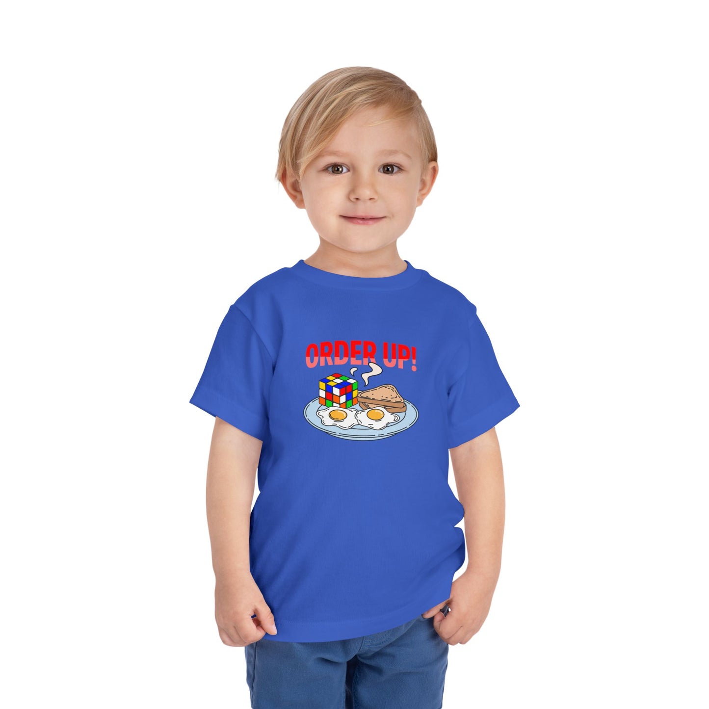 Rubiks' Cube Shirt - Order Up Toddler Short Sleeve T-Shirt| Fun Cubing Tee