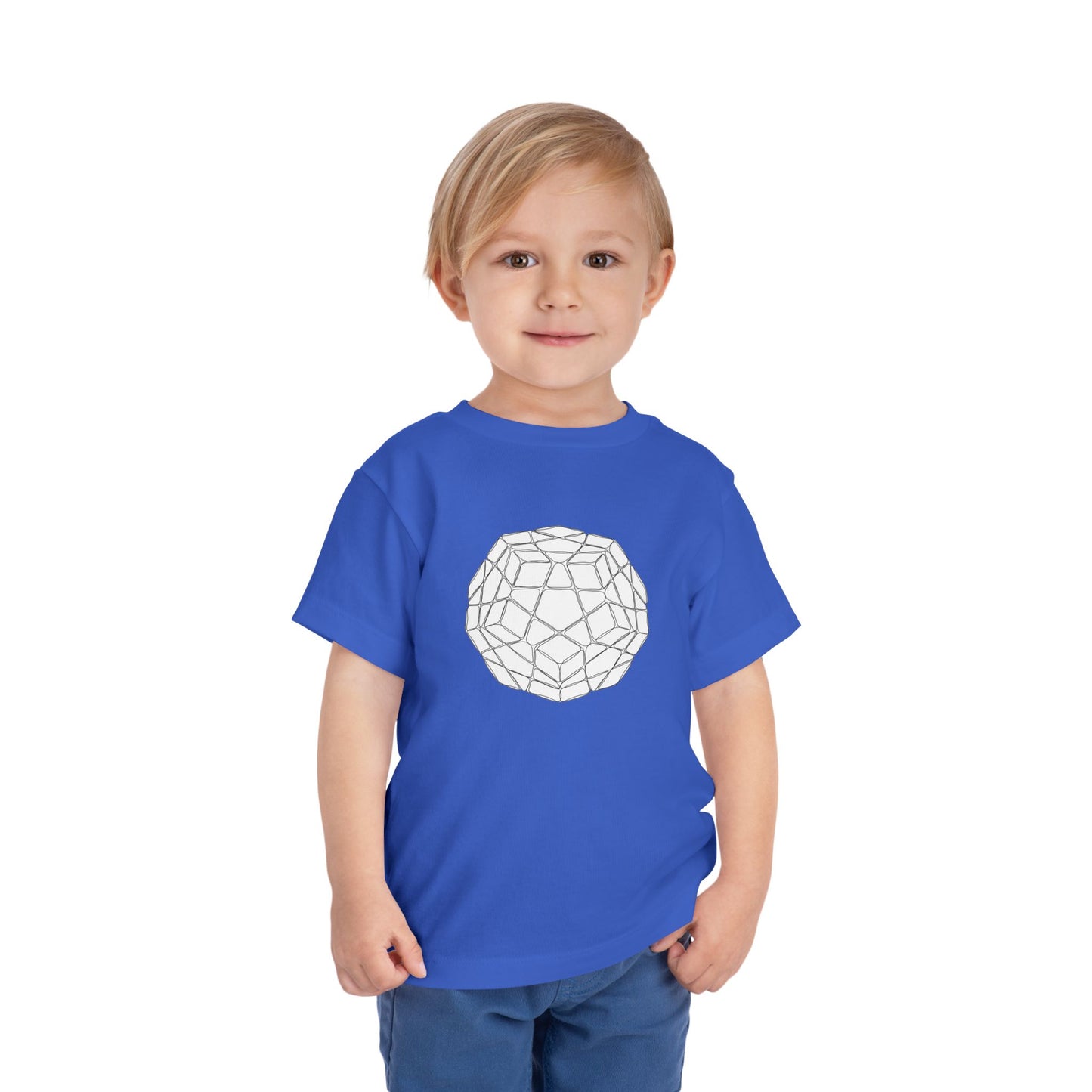 Megaminx Doodle - Rubik's Cube Art Toddler Short Sleeve T-Shirt