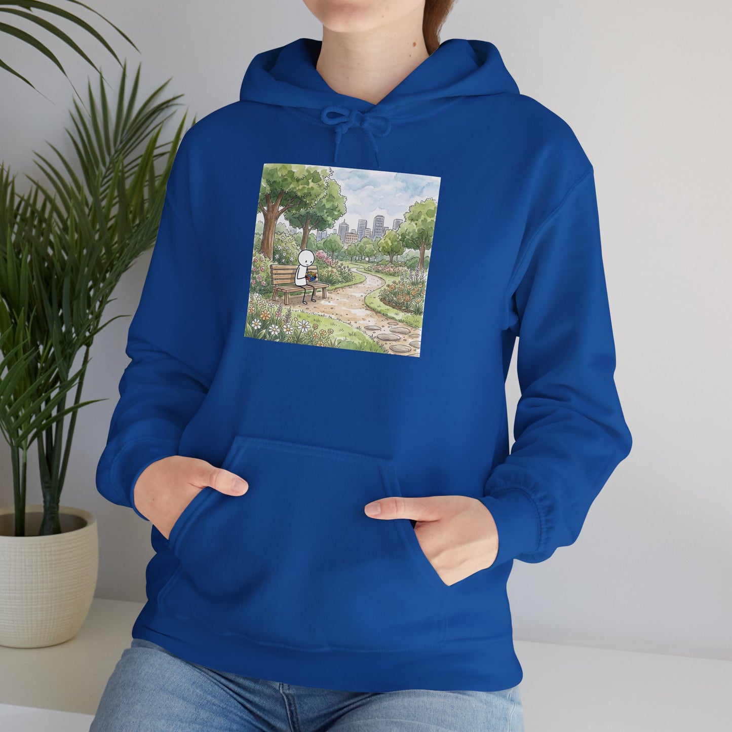City Park Watercolor Unisex Heavy Blend™ Hooded Sweatshirt
