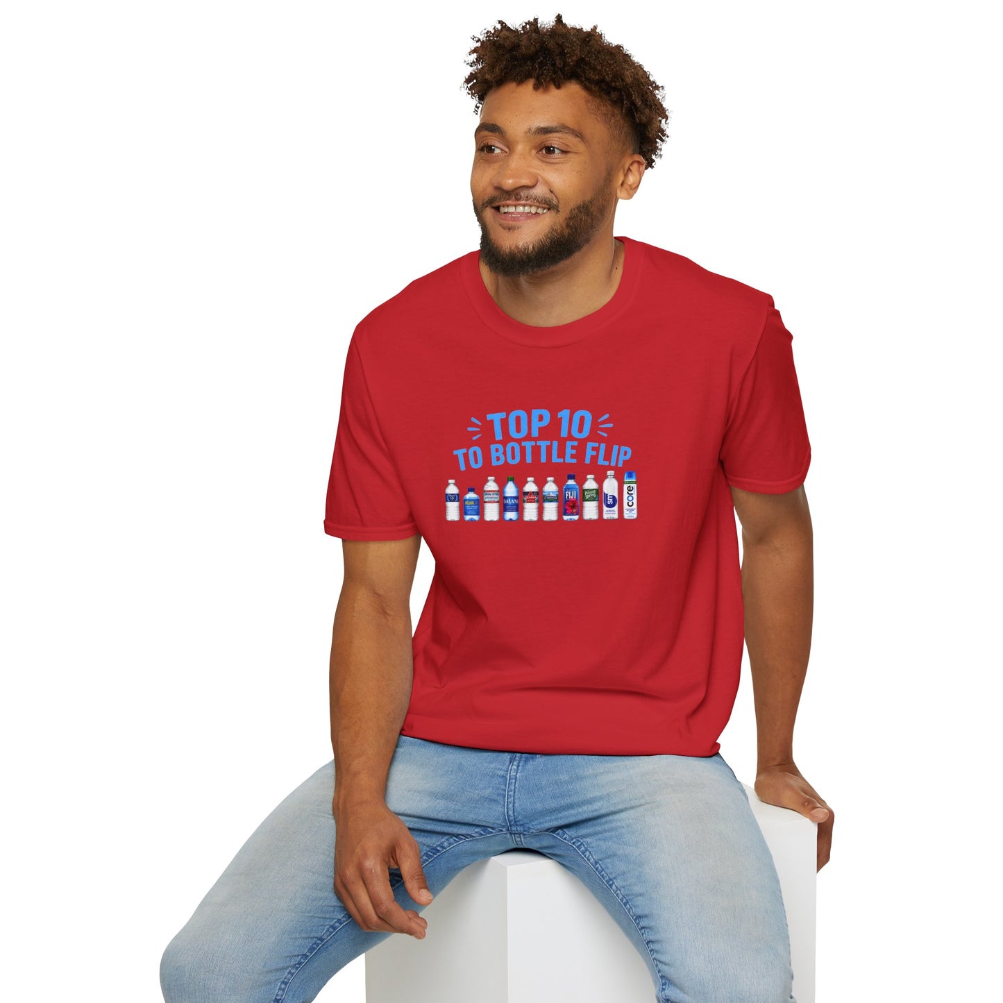 Top 10 to Bottle Flip Unisex Graphic Softstyle T-Shirt
