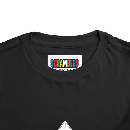 Pyraminx Doodle  - Rubik's Cube Art Toddler Short Sleeve T-Shirt