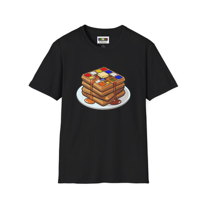 4x4 Waffles - Rubiks Cube Unisex Graphic Softstyle T-Shirt