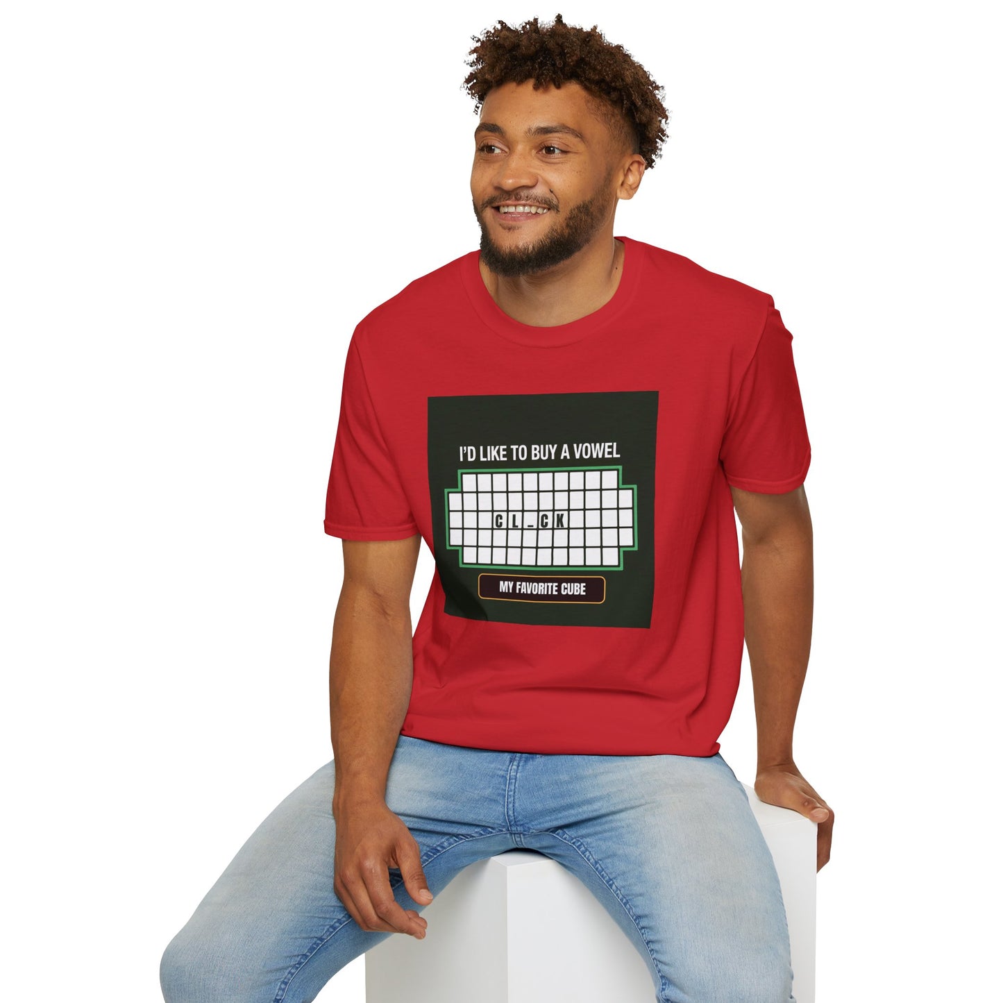 Clock - Vowel Unisex Graphic Softstyle T-Shirt