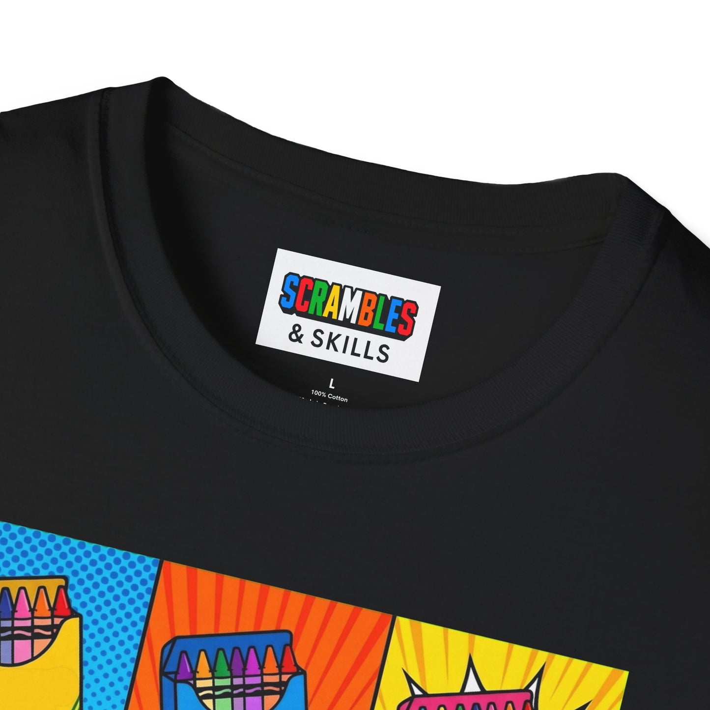 Rubik's Cube Shirt - Color Melt Unisex Graphic Softstyle T-Shirt| Fun Cubing Shirt