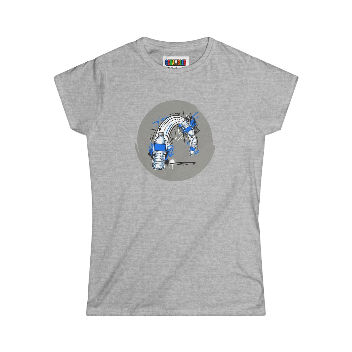Street Flip - Trick Shot Art  Women's Softstyle T-Shirt