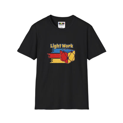 ⚡ Express - Skewb Light Work Rubiks Cube Art Unisex Graphic Softstyle T-Shirt