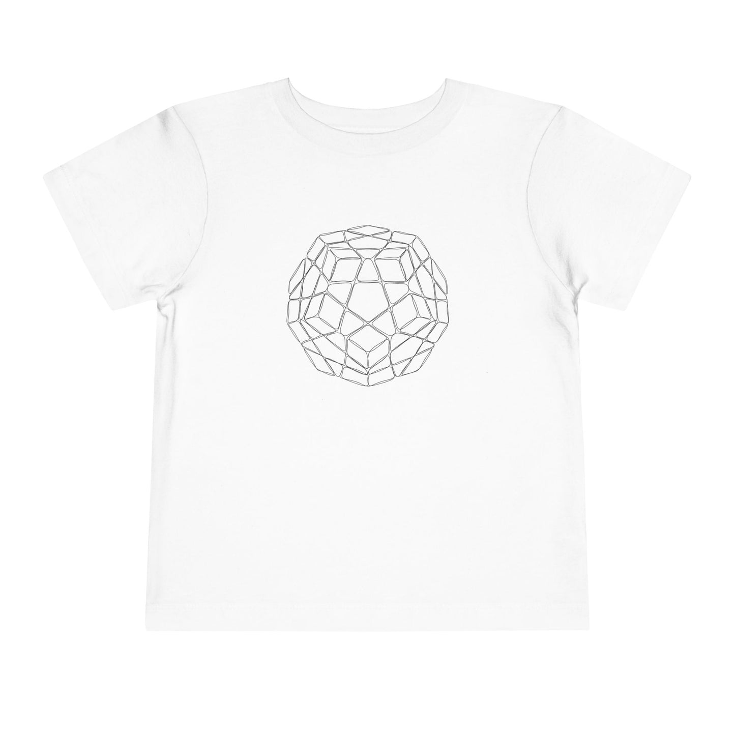 Megaminx Doodle  - Rubik's Cube Art Toddler Short Sleeve T-Shirt