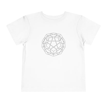 Megaminx Doodle  - Rubik's Cube Art Toddler Short Sleeve T-Shirt
