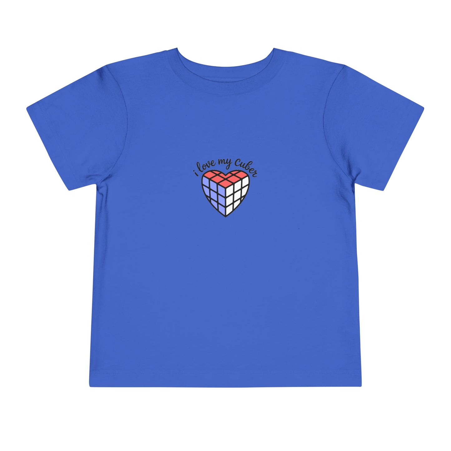 I Love My Cuber - Rubik's Cube Art  Toddler Short Sleeve T-Shirt