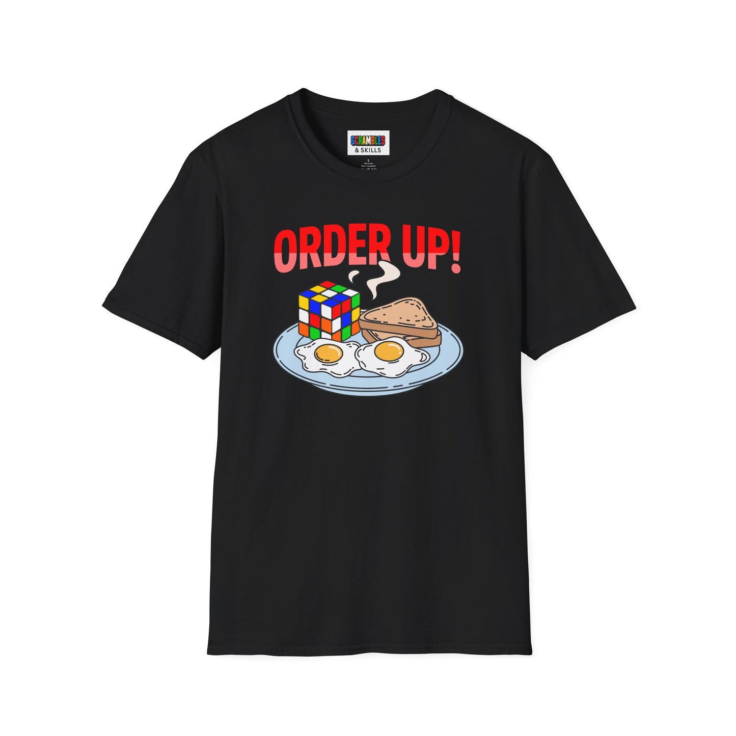 Rubiks' Cube Shirt - Order Up Unisex Graphic Softstyle T-Shirt| Fun Cubing Tee