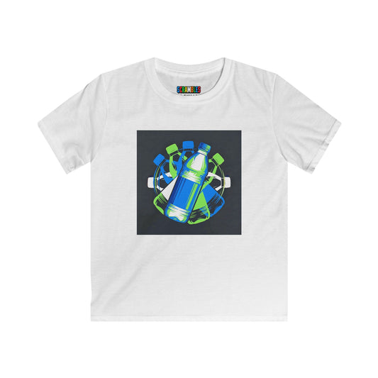 Neon Flip - Trick Shot Kids Softstyle Tee