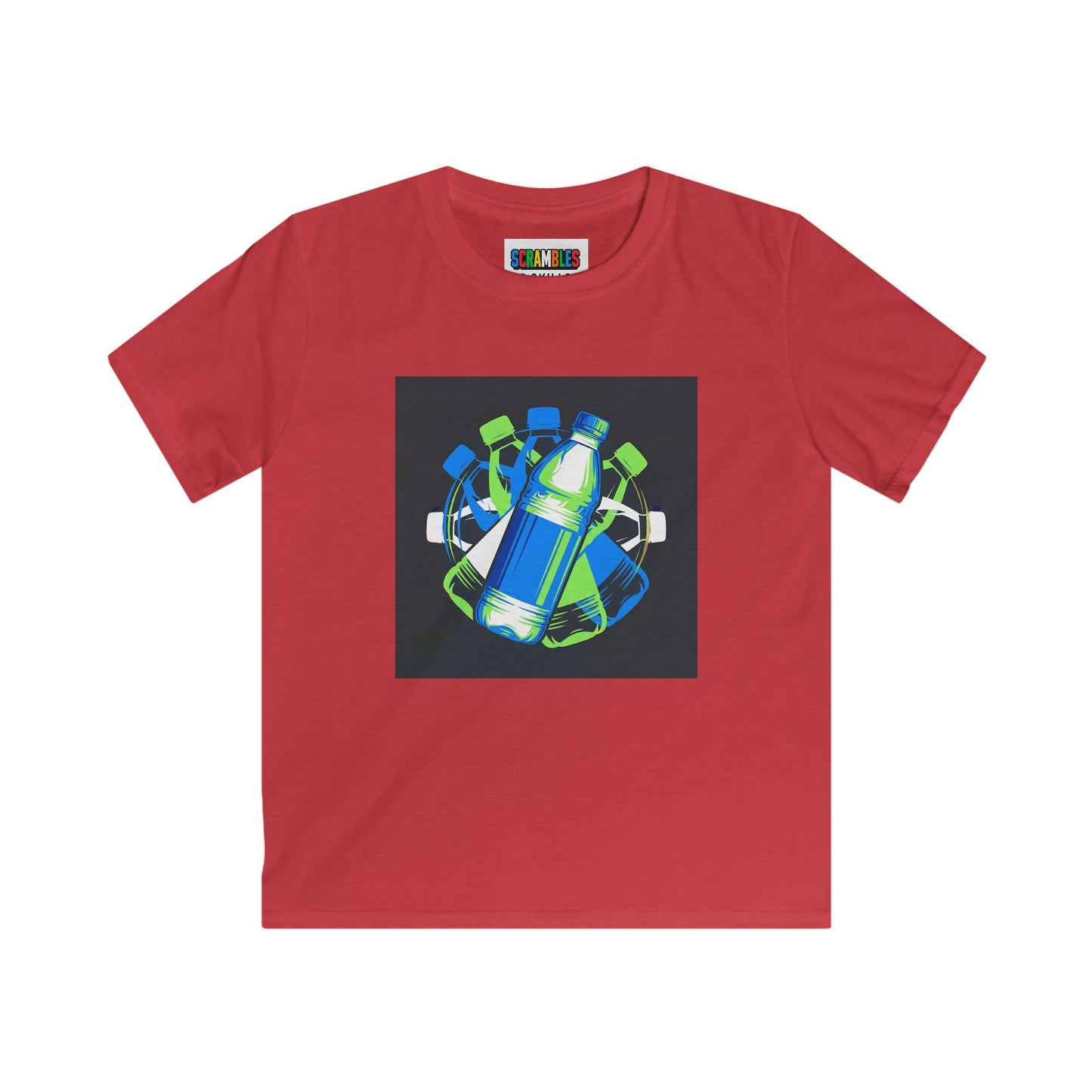 Neon Flip - Trick Shot Kids Softstyle Tee
