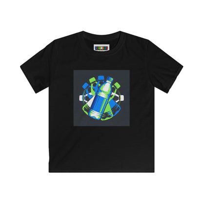 Neon Flip - Trick Shot Kids Softstyle Tee