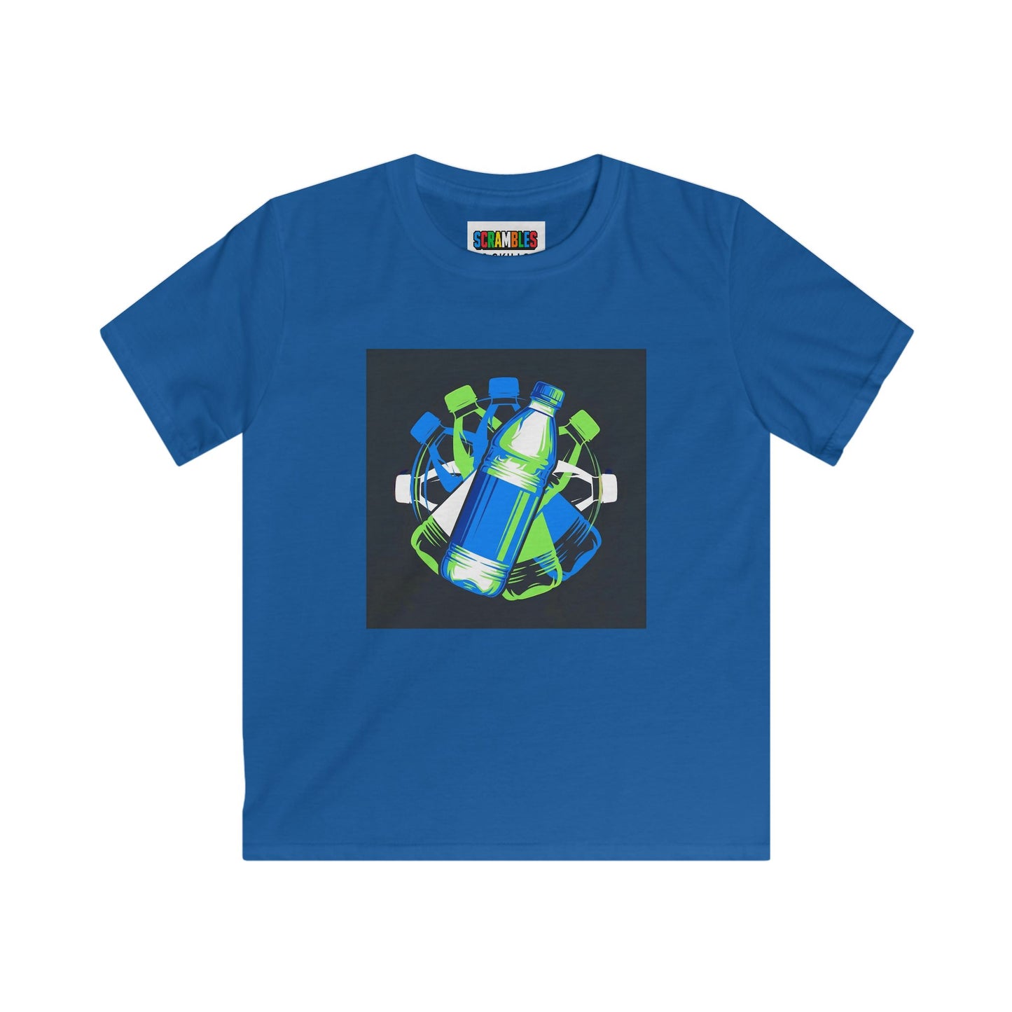 Neon Flip - Trick Shot Kids Softstyle Tee