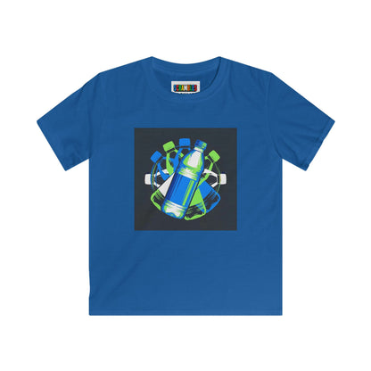 Neon Flip - Trick Shot Kids Softstyle Tee