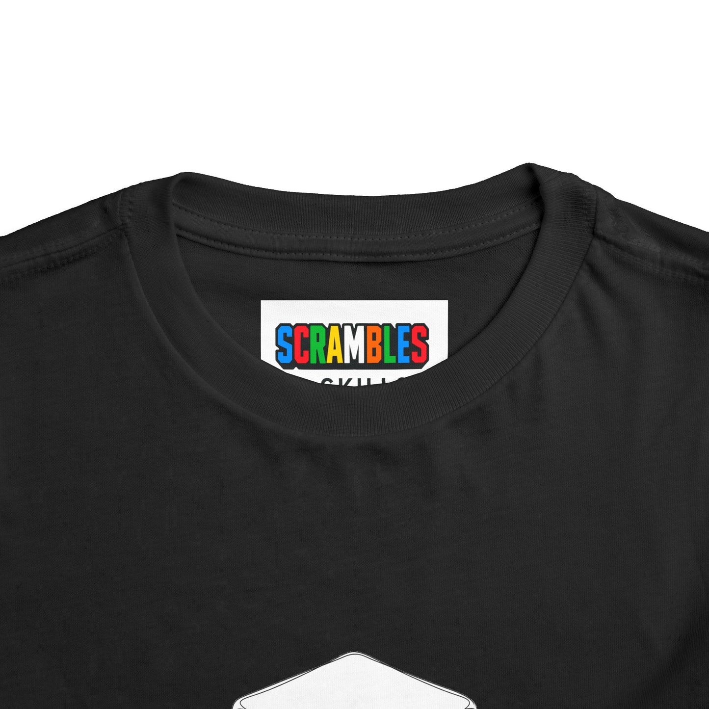 1x1 Doodle  - Rubik's Cube Art Toddler Short Sleeve T-Shirt