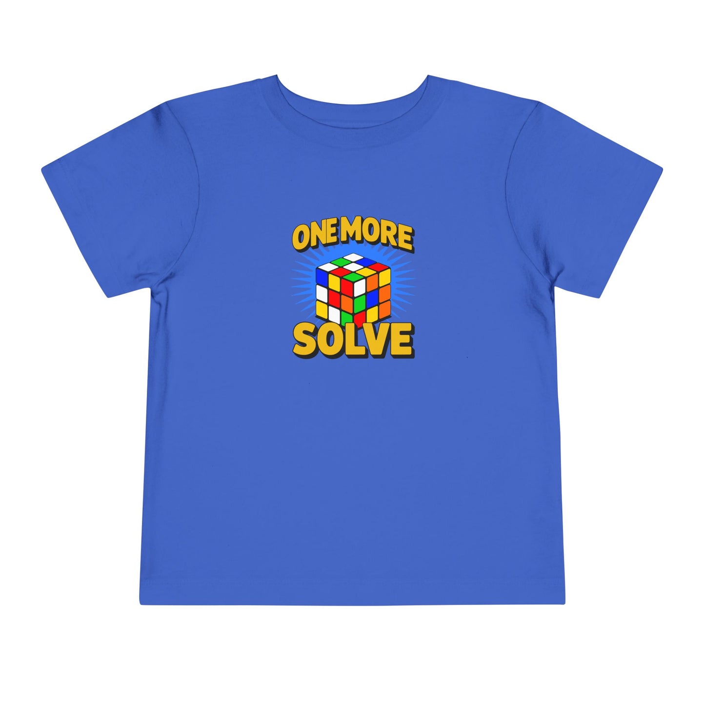 One More Solve - Rubiks Cube Toddler Short Sleeve T-Shirt