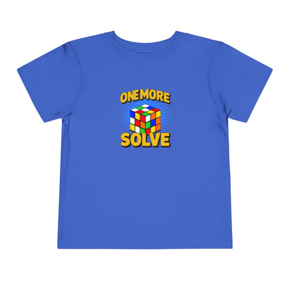 One More Solve - Rubiks Cube Toddler Short Sleeve T-Shirt