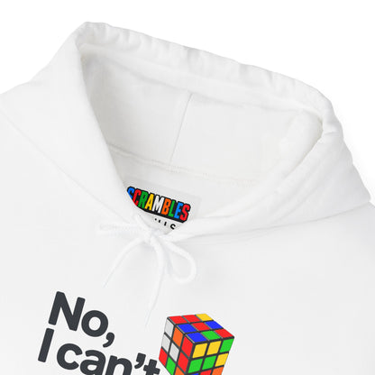 No, I Can't Solve It Unisex Heavy Blend™ Hooded Sweatshirt