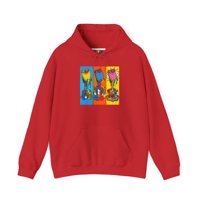 Rubik's Cube Shirt - Color Melt Unisex Heavy Blend™ Hooded Sweatshirt| Fun Cubing Shirt