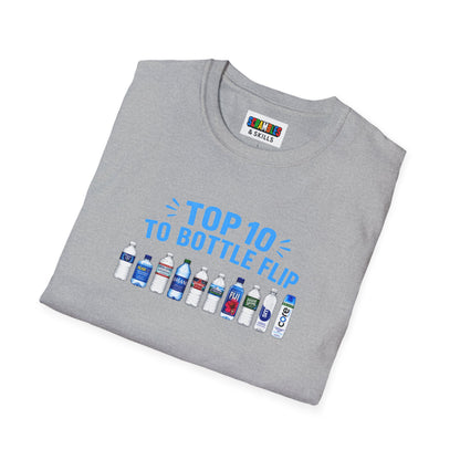 Top 10 to Bottle Flip  Unisex Graphic Softstyle T-Shirt