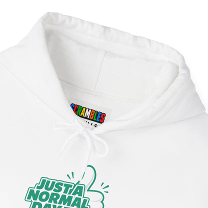 Just a Normal Day to Bottle Flip Unisex Heavy Blend™ Hooded Sweatshirt