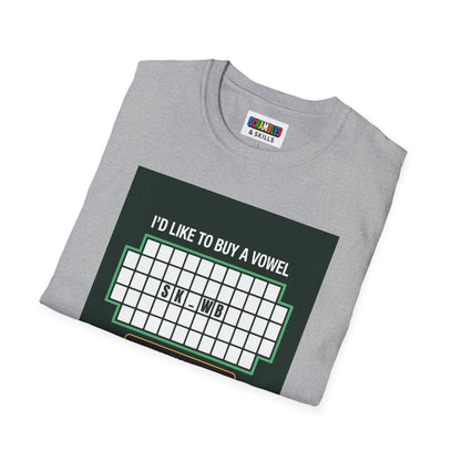 Skewb - Vowel  Unisex Graphic Softstyle T-Shirt