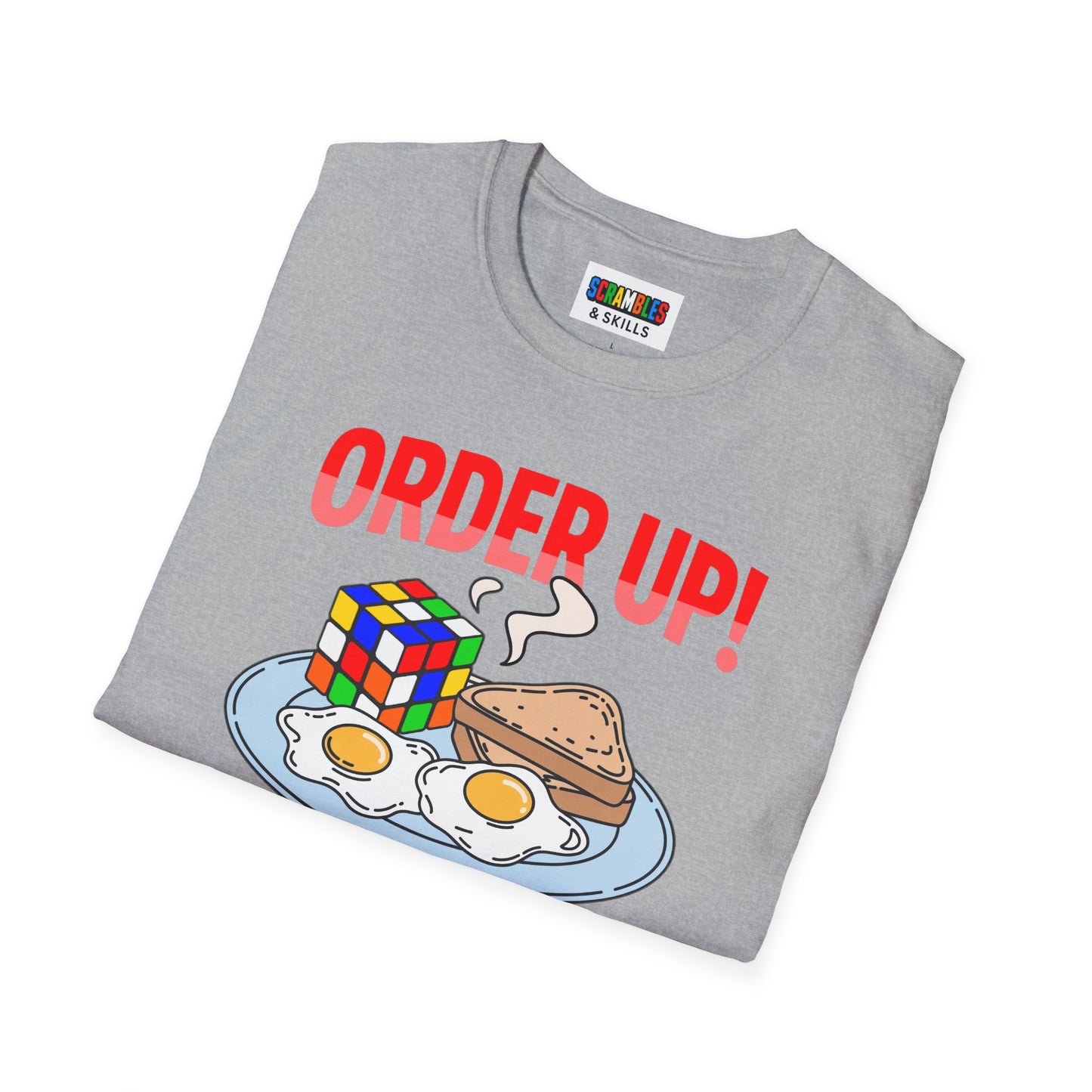 Rubiks' Cube Shirt - Order Up Unisex Graphic Softstyle T-Shirt| Fun Cubing Tee