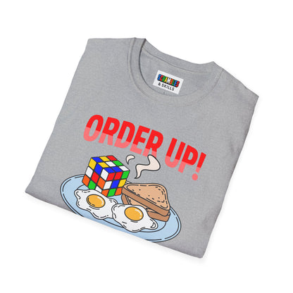 Rubiks' Cube Shirt - Order Up Unisex Graphic Softstyle T-Shirt| Fun Cubing Tee
