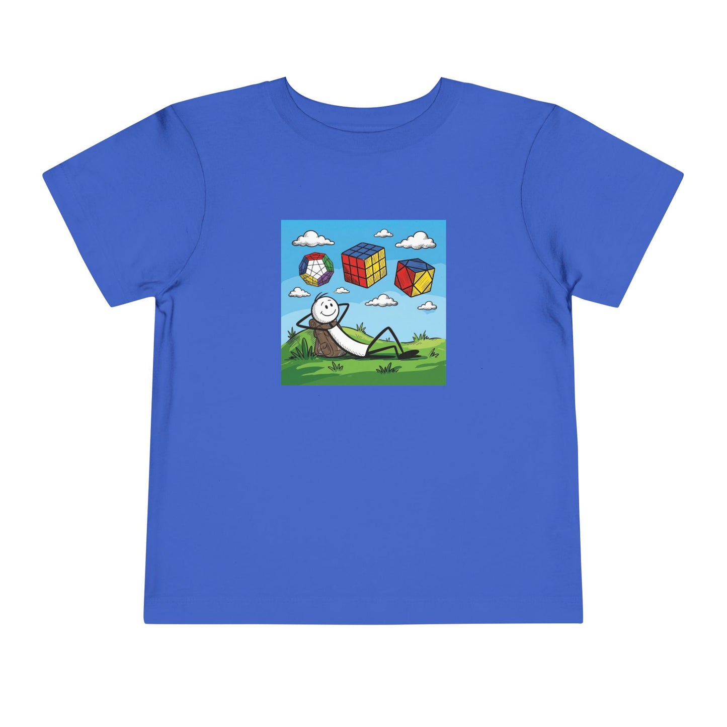 Daydream Solves - Rubik's Cube Art  Toddler Short Sleeve T-Shirt