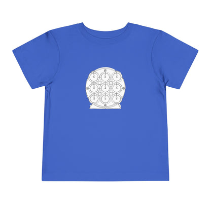 Clock Doodle  - Rubik's Cube Art Toddler Short Sleeve T-Shirt