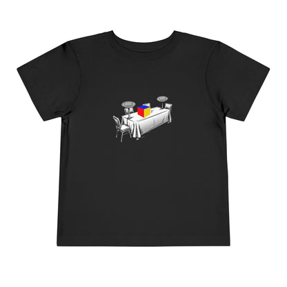5x5 Comp Day  - Rubik's Cube Art Toddler Short Sleeve T-Shirt