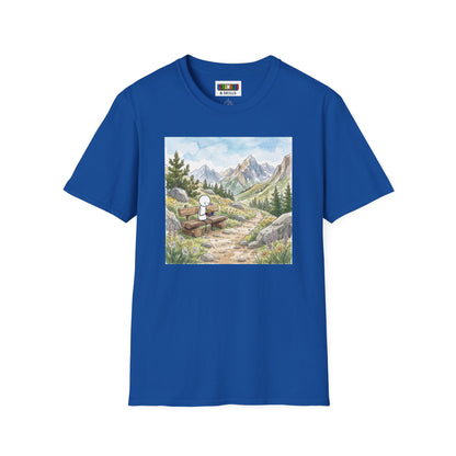 Mountain Watercolor Unisex Graphic Softstyle T-Shirt