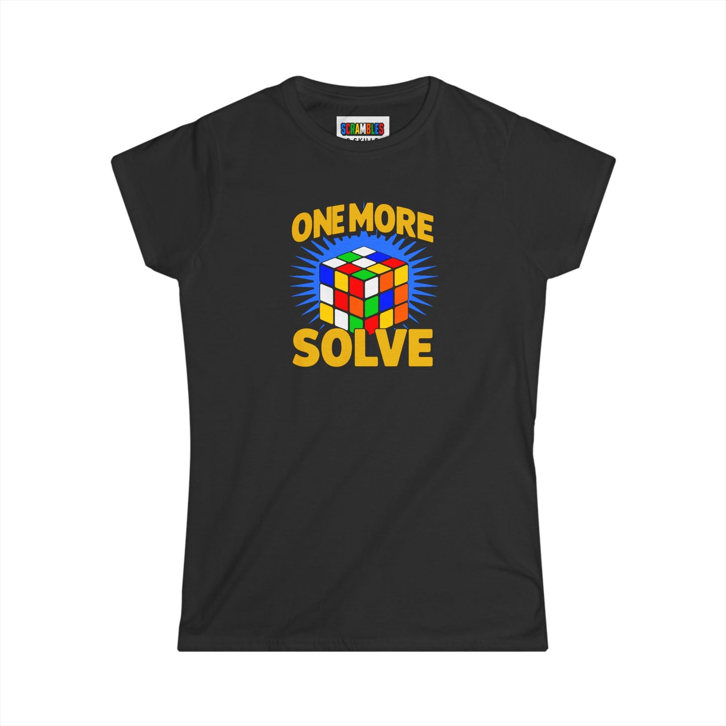 ⚡ Express - One More Solve - Rubiks Cube Women's Softstyle T-Shirt