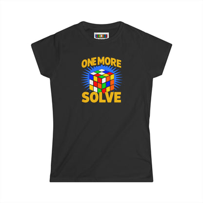 ⚡ Express - One More Solve - Rubiks Cube Women's Softstyle T-Shirt