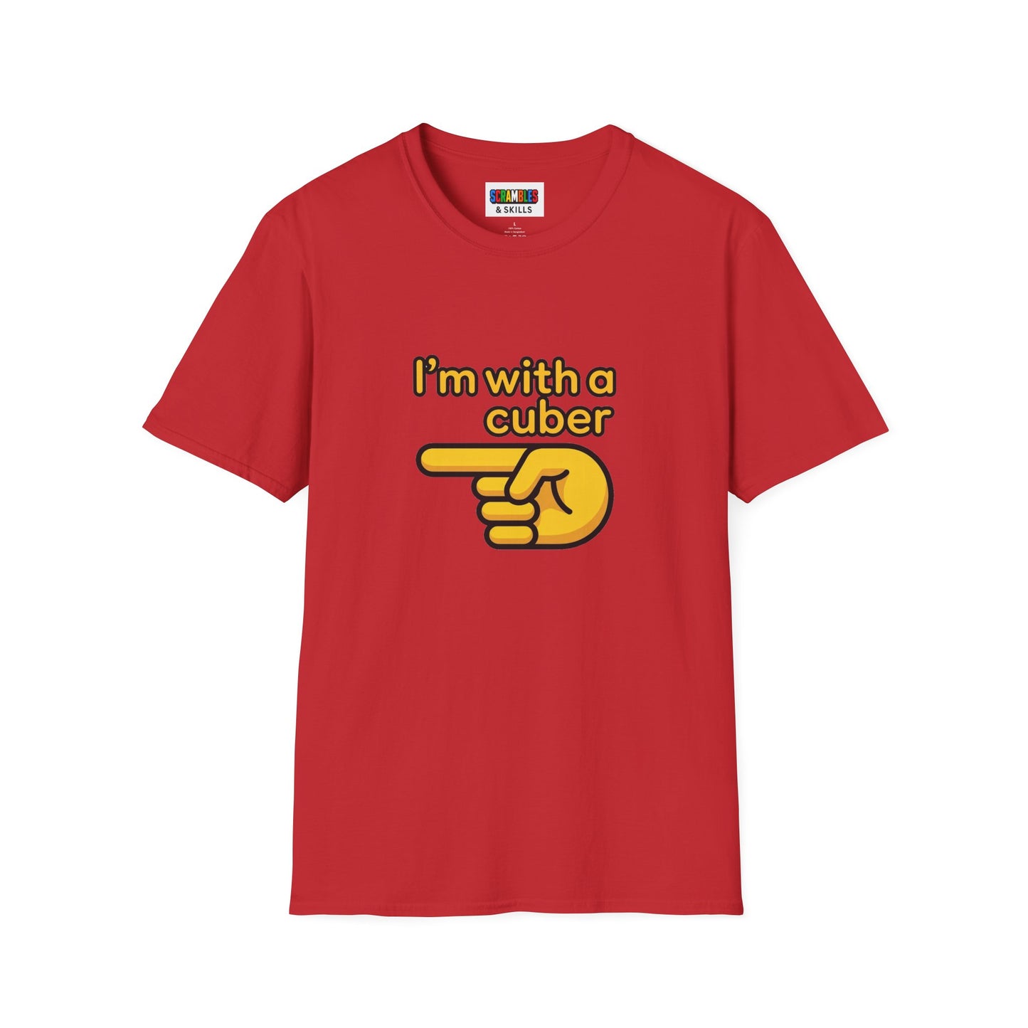 I'm With A Cuber Unisex Graphic Softstyle T-Shirt