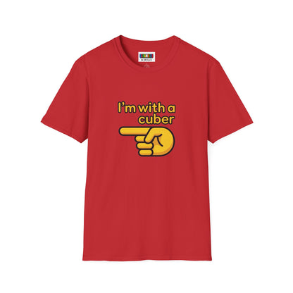 I'm With A Cuber Unisex Graphic Softstyle T-Shirt