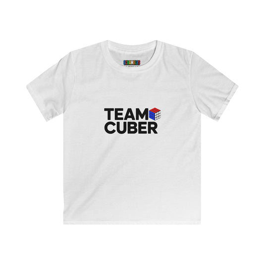 Team Cuber  - Rubik's Cube Art Kids Softstyle Tee