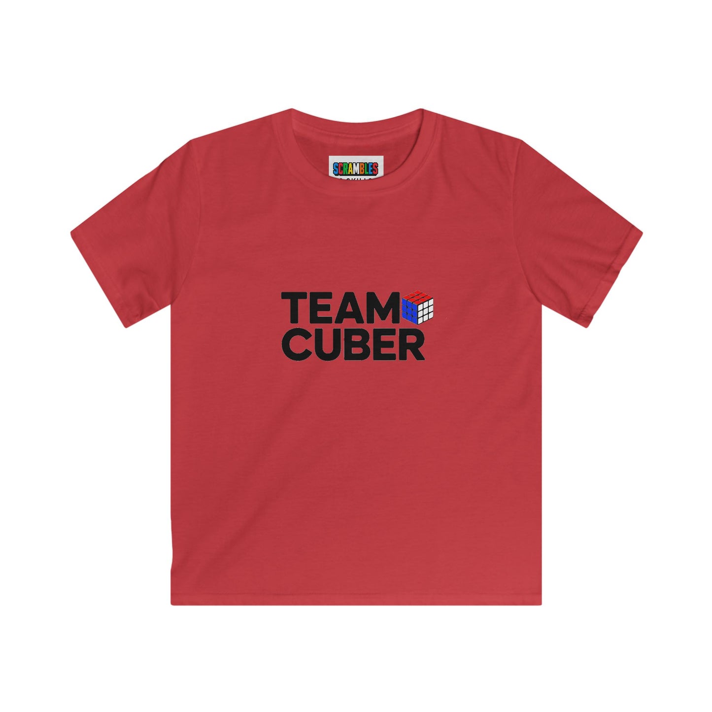 Team Cuber  - Rubik's Cube Art Kids Softstyle Tee