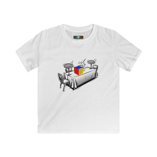 6x6 Comp Day  - Rubik's Cube Art  Kids Softstyle Tee