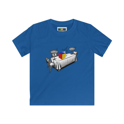 6x6 Comp Day  - Rubik's Cube Art  Kids Softstyle Tee