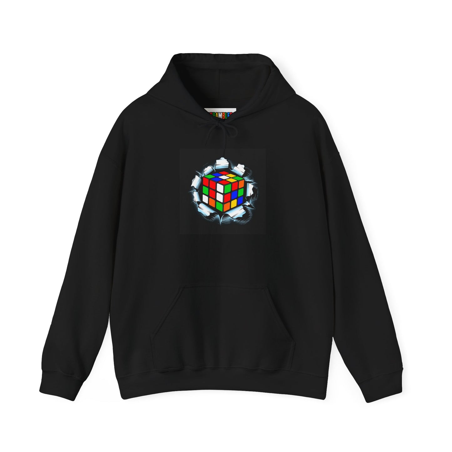 Crashing Out - Rubiks Cube Unisex Heavy Blend™ Hooded Sweatshirt