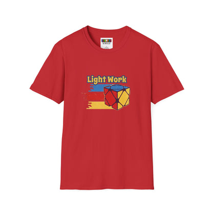 ⚡ Express - Skewb Light Work Rubiks Cube Art Unisex Graphic Softstyle T-Shirt