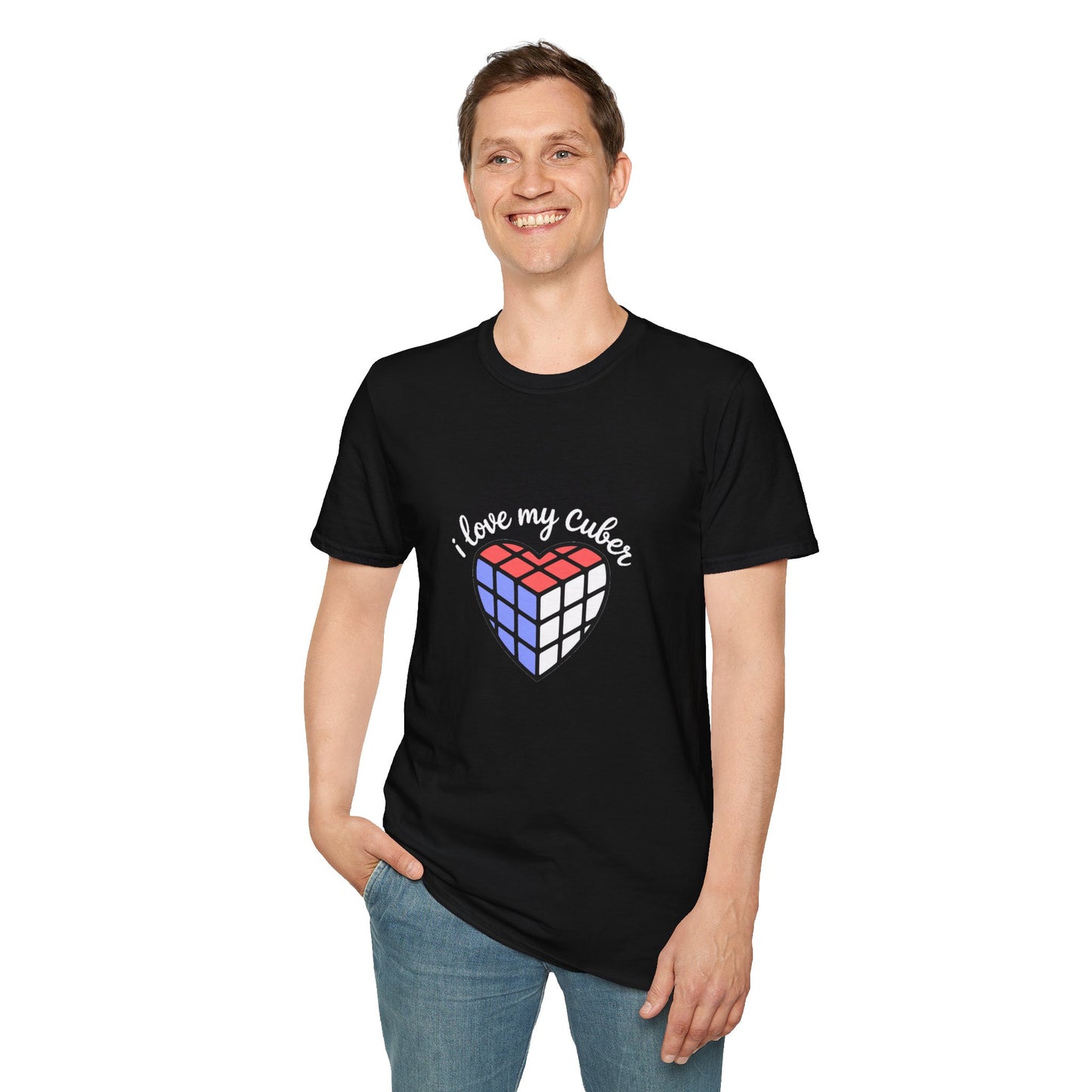 I Love My Cuber Unisex Graphic Softstyle T-Shirt