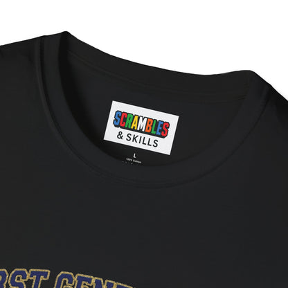 First Generation Cuber Rubiks Cube Art Unisex Graphic Softstyle T-Shirt
