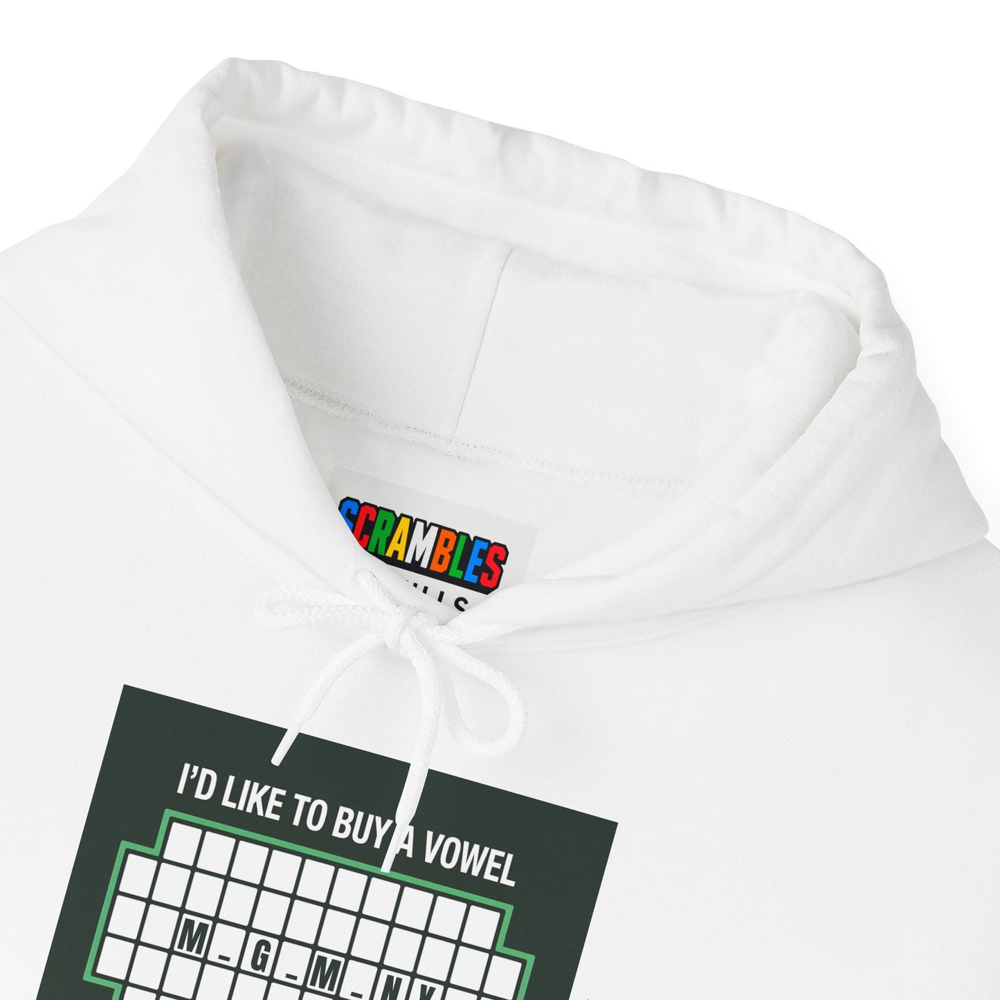 Megaminx Vowel - Rubik's Cube Art Unisex Heavy Blend™ Hooded Sweatshirt