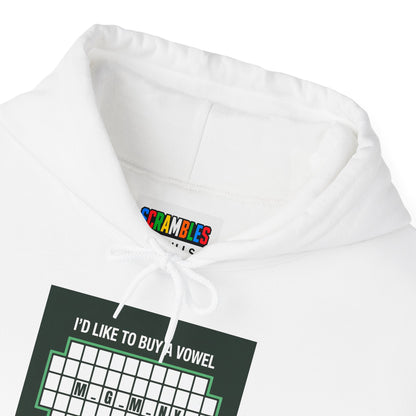 Megaminx Vowel - Rubik's Cube Art Unisex Heavy Blend™ Hooded Sweatshirt
